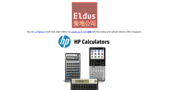 Desktop Screenshot of eldus.com